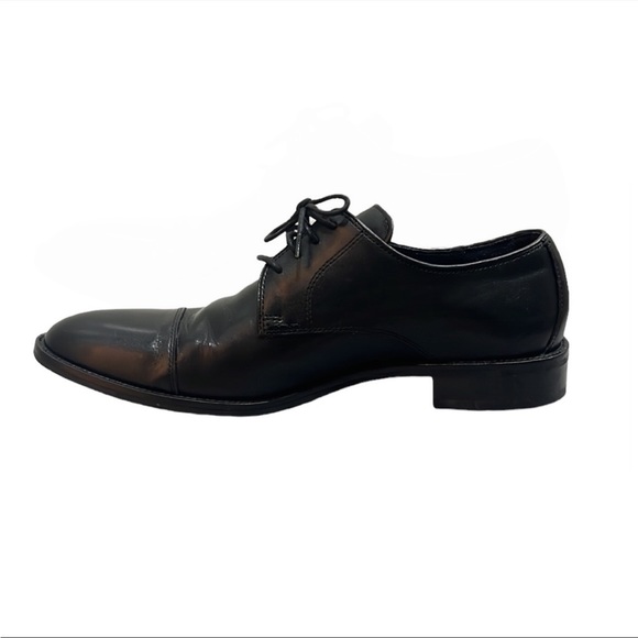 Cole Haan Black Leather Oxfords Size 10 - Picture 4 of 9